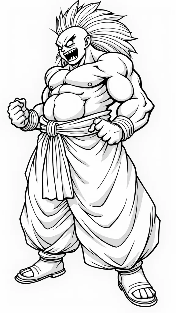 majin buu coloring pages